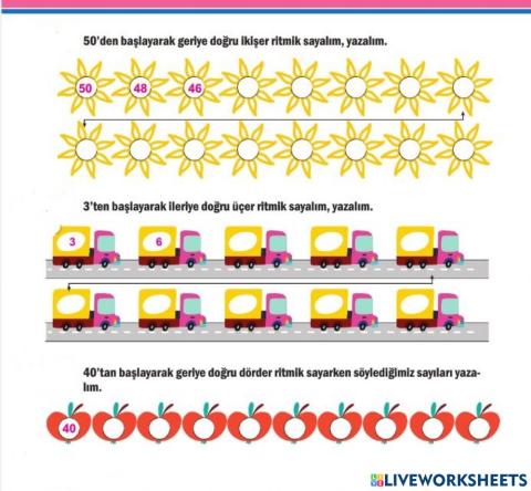 Ritmik Saymaları Hatırlayalım
