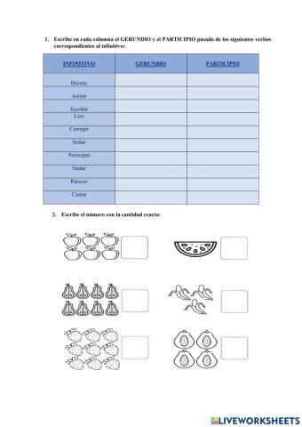 Formas personas y Conteo