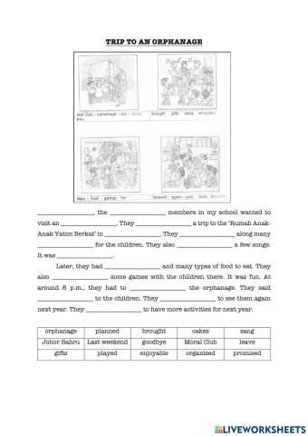 Trip to an orphanage