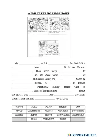 A trip to the old folks' home