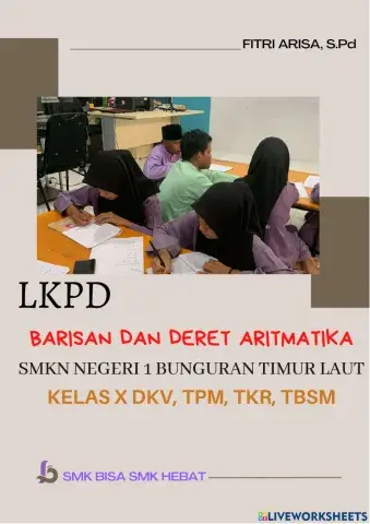 Lkpd barisan dan deret aritmatika