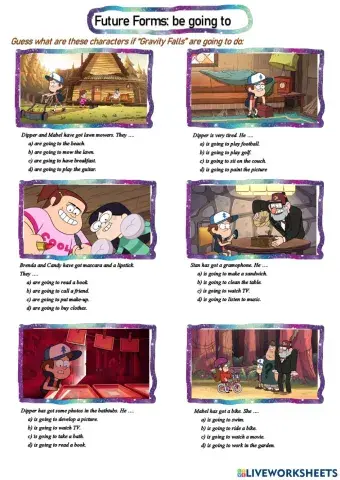 Future Forms: to be going to