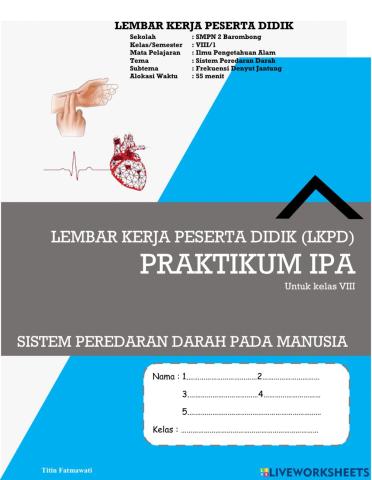 LKPD Frekuensi Denyut Jantung