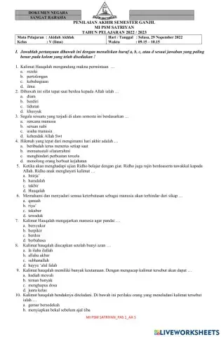 Pas akidah a gasal 5 22.23