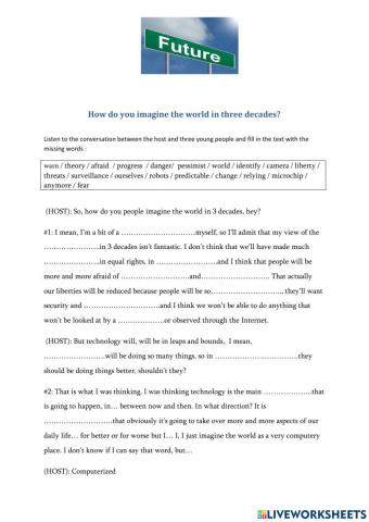 The world in three decades