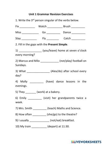 Present Simple, Present Continuous (6th Grade, Greek Public School)