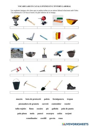 Eines català Paleta