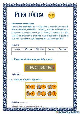 Retos matemáticos