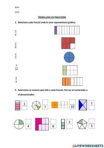 Treballem les fraccions