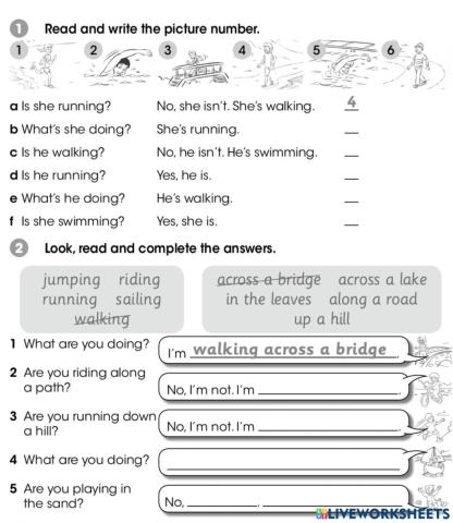 Grammar worksheet for children
