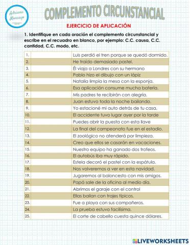 Complemento circunstancial