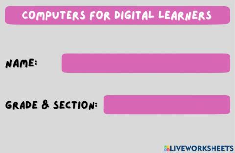 PARTS OF THE KEYBOARD