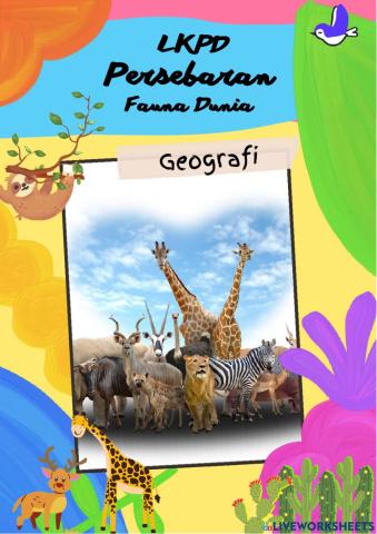 Peta persebaran fauna dunia