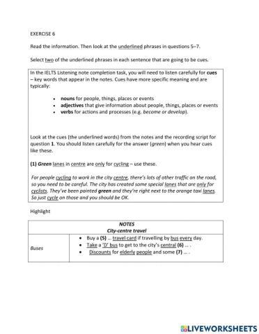 IE1, Unit 8, Listening, Exercise 6