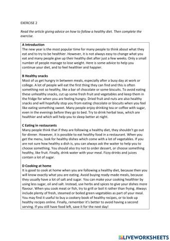 IE0, Unit 8, Reading and Writing, Exercise 2