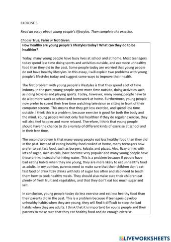 IE0, Unit 8, Reading and Writing, Exercise 5