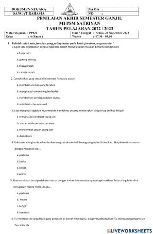 Pat  6 ppkn  nopember 2022