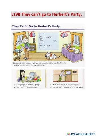L198They Can't Go To Herbert's Party
