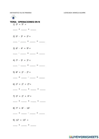 Potencia y radicacion