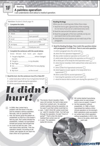 A painless operation