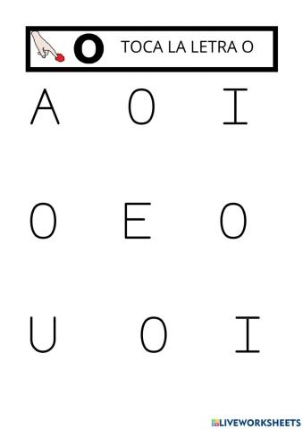 Letra O