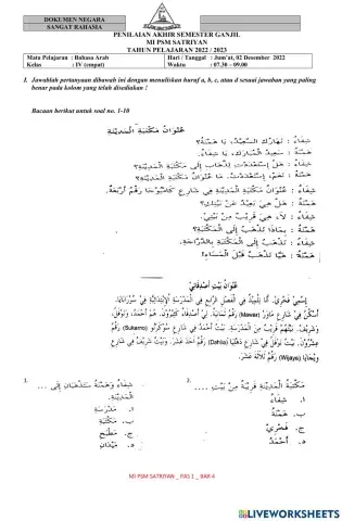 Pas bar gasal 4 22.23