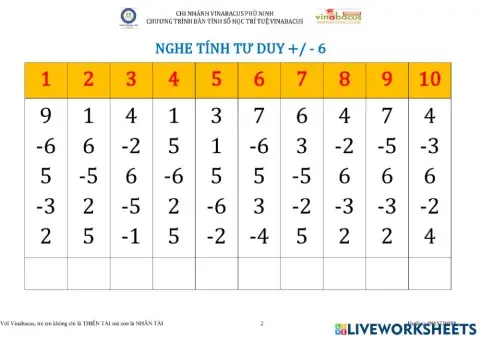 Nghe tính tư duy +-- 6