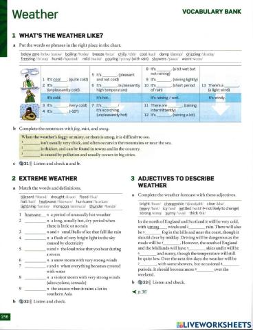 Weather - English File Advanced