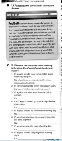 Modals should-shouldn-t must-mustn-t