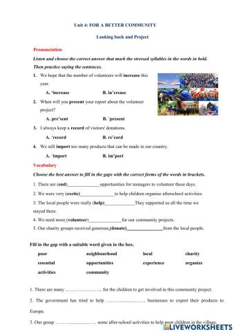 Unit 5- Looking back