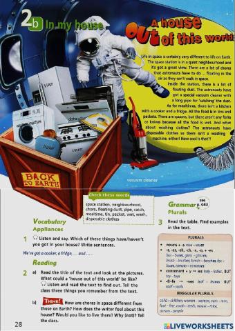 Prime time 1 SB p.28 In my house