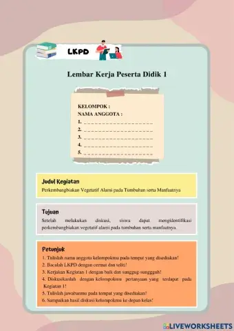 LKPD IPA Kelas 6 T1 S1 P1