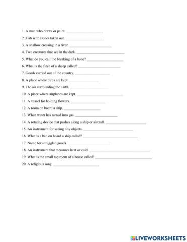 General Knowledge-Word for phrase