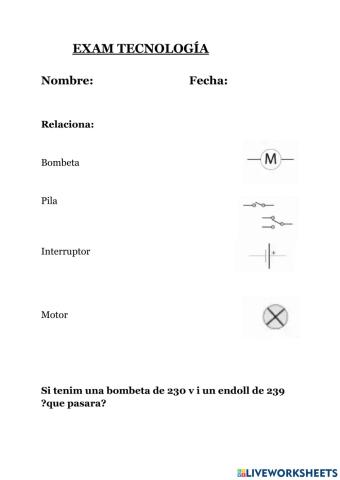 Tecnologia electricitat