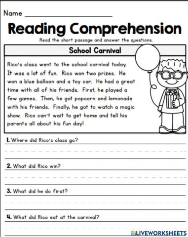 Reading Comprehension