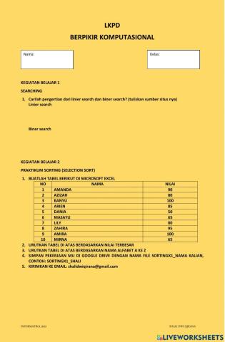 Berpikir Komputasional