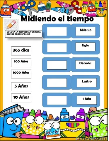 Unidades de medida de tiempo