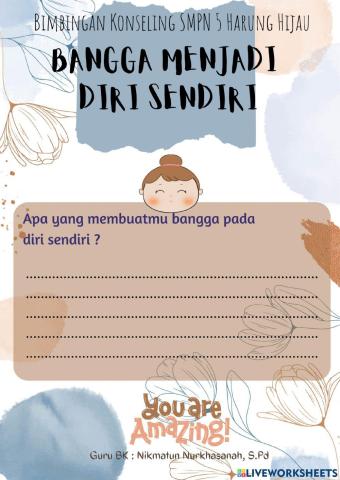 Bangga menjadi diri sendiri