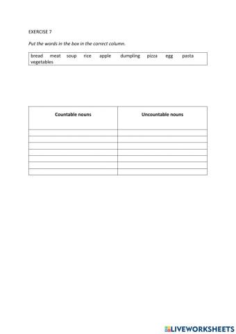 IE0, Unit 5, Reading and Writing, Exercise 7