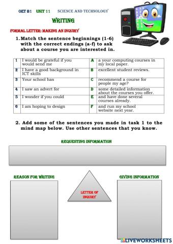 OET B1    Unit 11       Science and Technology