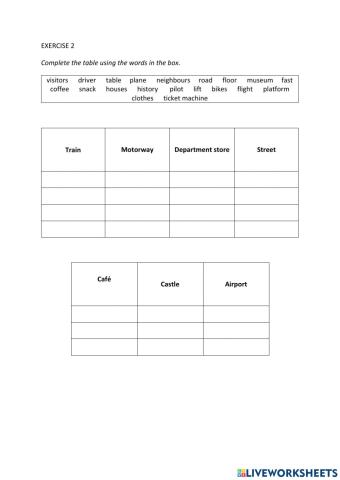 IE0, Unit 6, Grammar and Vocabulary, Exercise 2
