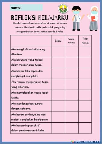 Refleksi Pembelajaran