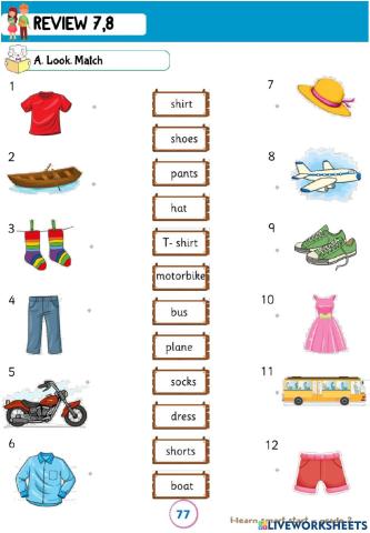 Grade 2 - review unit 7& 8