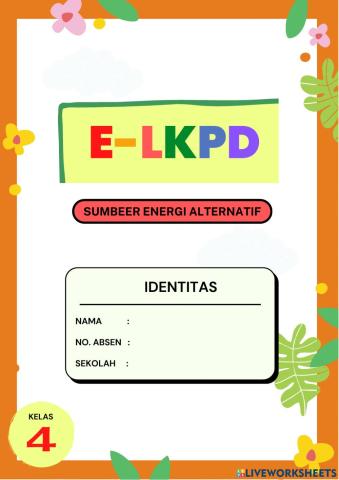 E-lkpd sumber energi alternatif