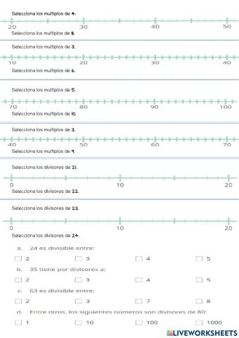 Prueba múltiplos y divisores