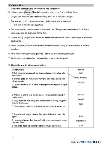 WW 2 Unit 2 test language
