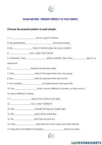 Present perfect vs past simple