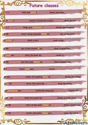 Future clauses