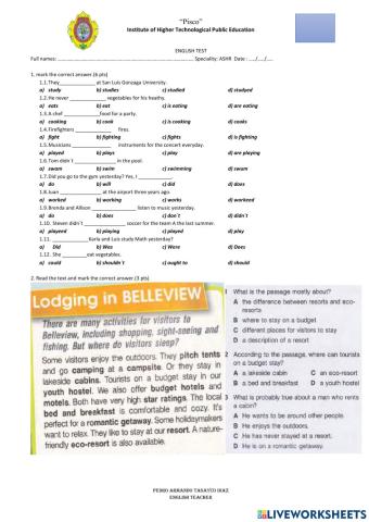 ASHR - Examen Titulación