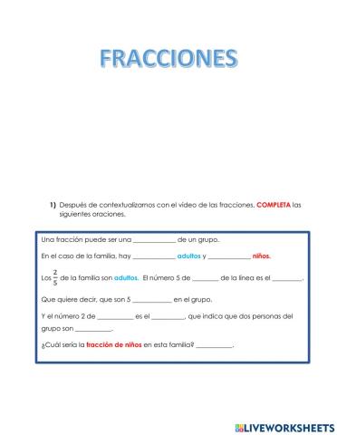 Teoría de Fracciones